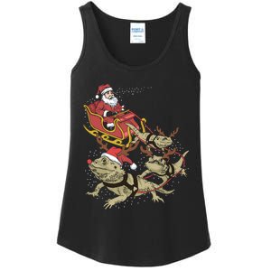 Bearded Dragon Christmas Ladies Essential Tank