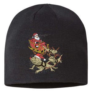 Bearded Dragon Christmas Sustainable Beanie