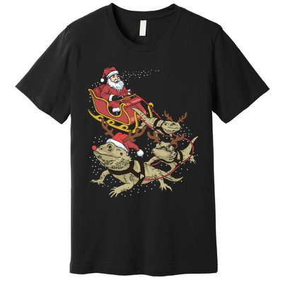 Bearded Dragon Christmas Premium T-Shirt