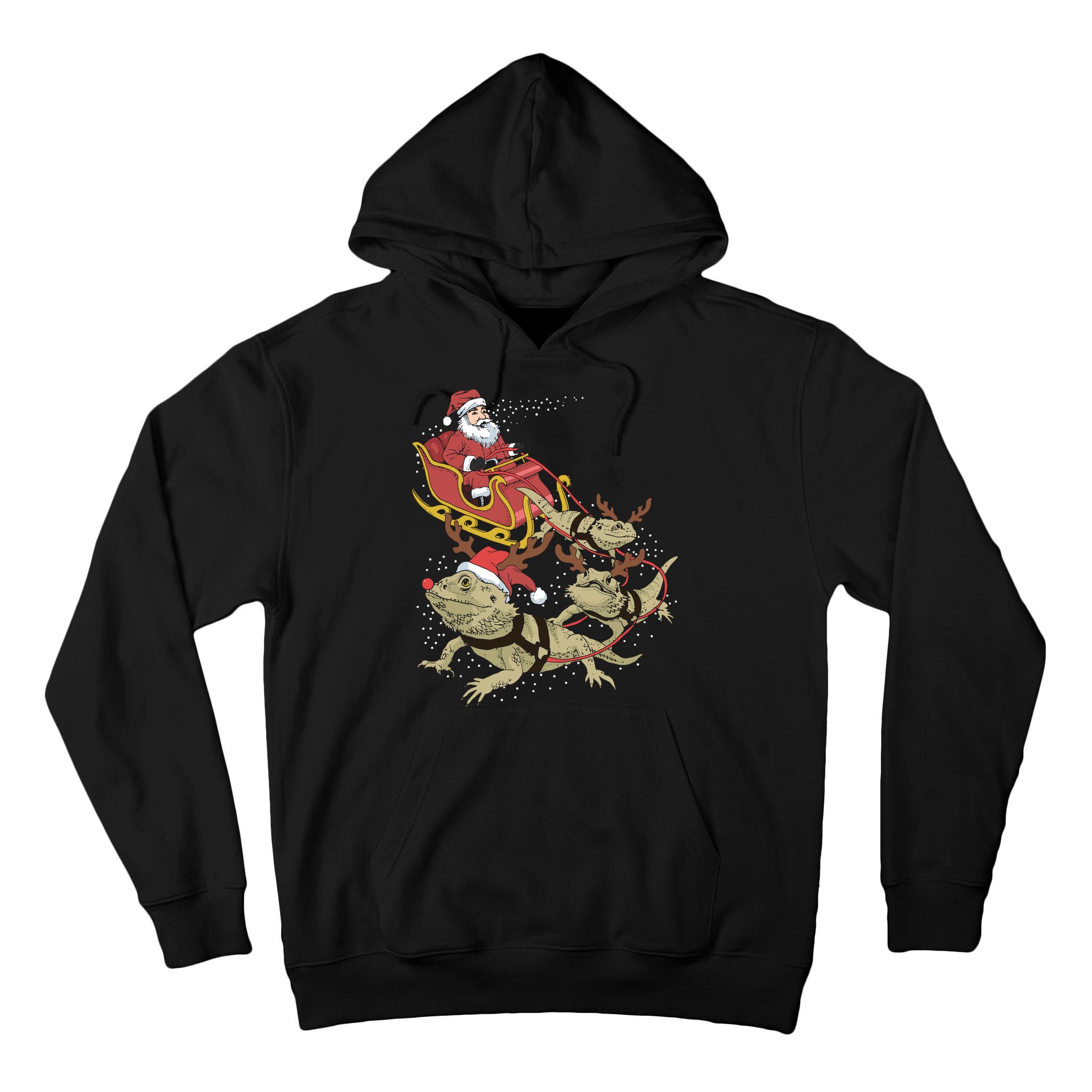 Bearded Dragon Christmas Tall Hoodie