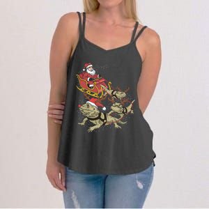 Bearded Dragon Christmas Women's Strappy Tank