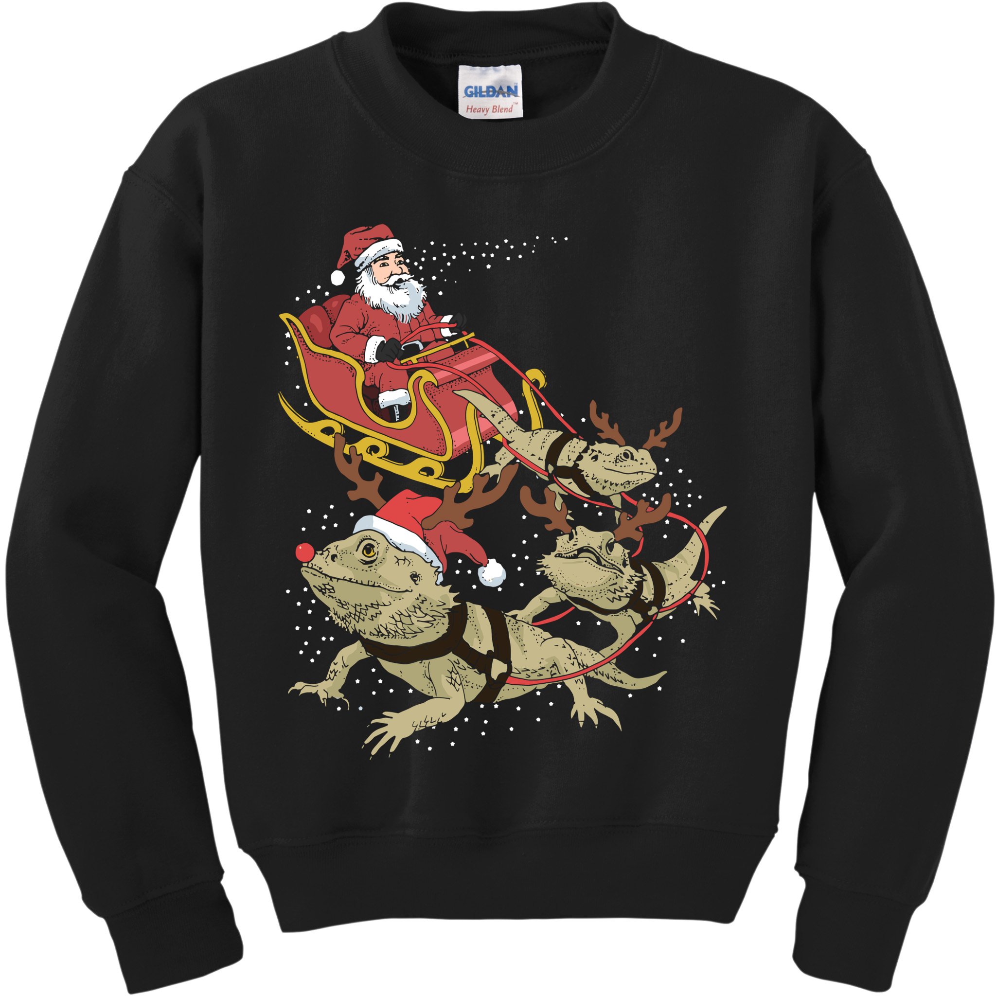 Bearded Dragon Christmas Kids Sweatshirt
