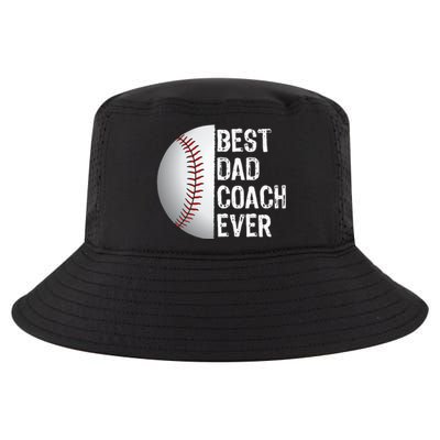 Best Dad Coach Ever Funny Baseball Tee For Sport Lovers Cool Comfort Performance Bucket Hat