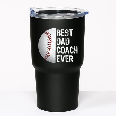 Best Dad Coach Ever Funny Baseball Tee For Sport Lovers Tumbler