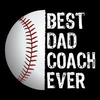 Best Dad Coach Ever Funny Baseball Tee For Sport Lovers Womens T-Shirt