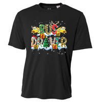 Bus Driver Christmas School Bus Driver Xmas Party Cooling Performance Crew T-Shirt