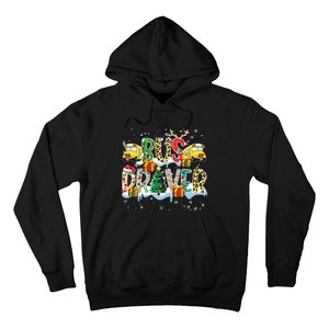 Bus Driver Christmas School Bus Driver Xmas Party Hoodie