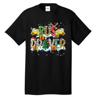 Bus Driver Christmas School Bus Driver Xmas Party Tall T-Shirt