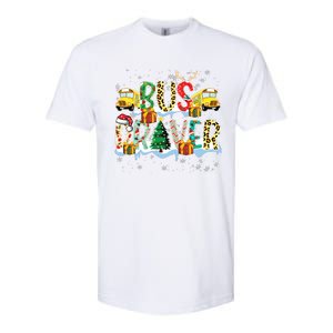 Bus Driver Christmas School Bus Driver Xmas Party Softstyle CVC T-Shirt