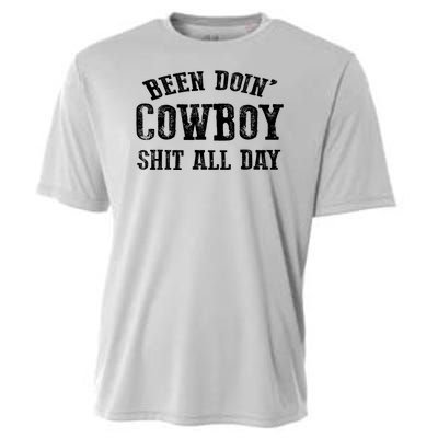 Been Doin' Cowboy Shit All Day Cooling Performance Crew T-Shirt