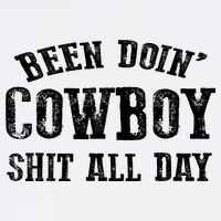 Been Doin' Cowboy Shit All Day Adult Drive Performance Visor