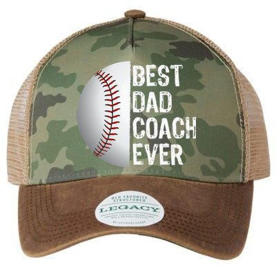 Best Dad Coach Ever Funny Baseball Tee for Sport Lovers Legacy Tie Dye Trucker Hat