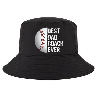 Best Dad Coach Ever Funny Baseball Tee for Sport Lovers Cool Comfort Performance Bucket Hat