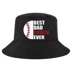 Best Dad Coach Ever Baseball Fathers Day Baseball Dad Coach Cool Comfort Performance Bucket Hat