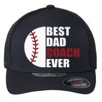 Best Dad Coach Ever Baseball Fathers Day Baseball Dad Coach Flexfit Unipanel Trucker Cap