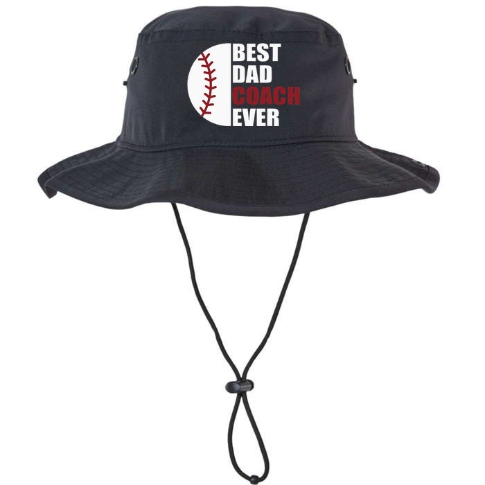 Best Dad Coach Ever Baseball Fathers Day Baseball Dad Coach Legacy Cool Fit Booney Bucket Hat