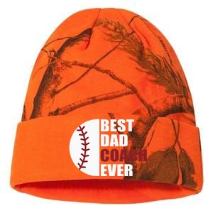 Best Dad Coach Ever Baseball Fathers Day Baseball Dad Coach Kati Licensed 12" Camo Beanie