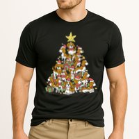 Beagle Dogs Christmas Tree Cooling Performance Crew T-Shirt
