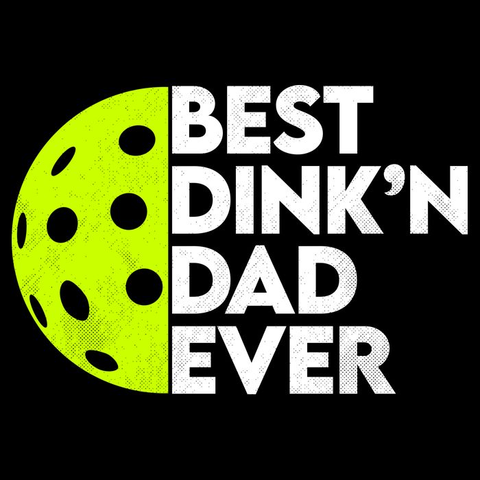 Best Dink'n Dad Ever Funny Pickleball Sustainable Bucket Hat