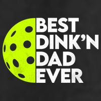 Best Dink'n Dad Ever Funny Pickleball Adult Drive Performance Visor