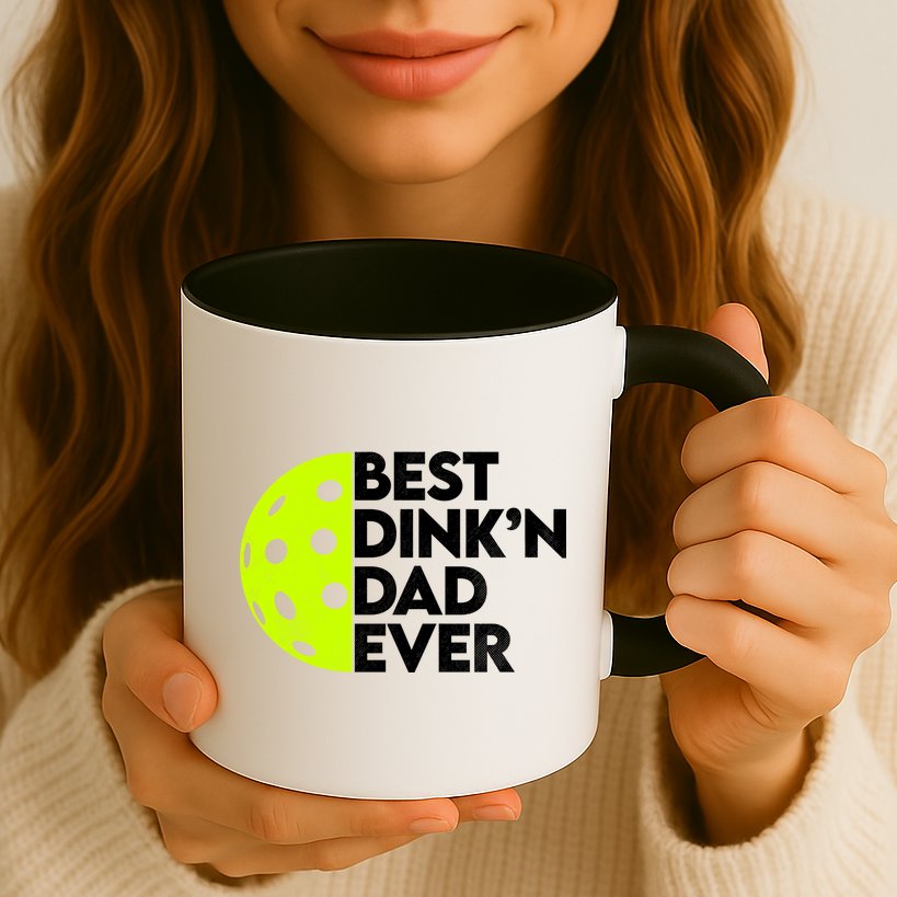 Best Dink'n Dad Ever Funny Pickleball Mug