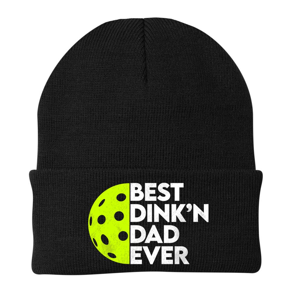 Best Dink'n Dad Ever Funny Pickleball Beanie