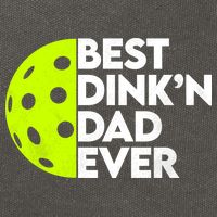 Best Dink'n Dad Ever Funny Pickleball Cotton Canvas Backpack