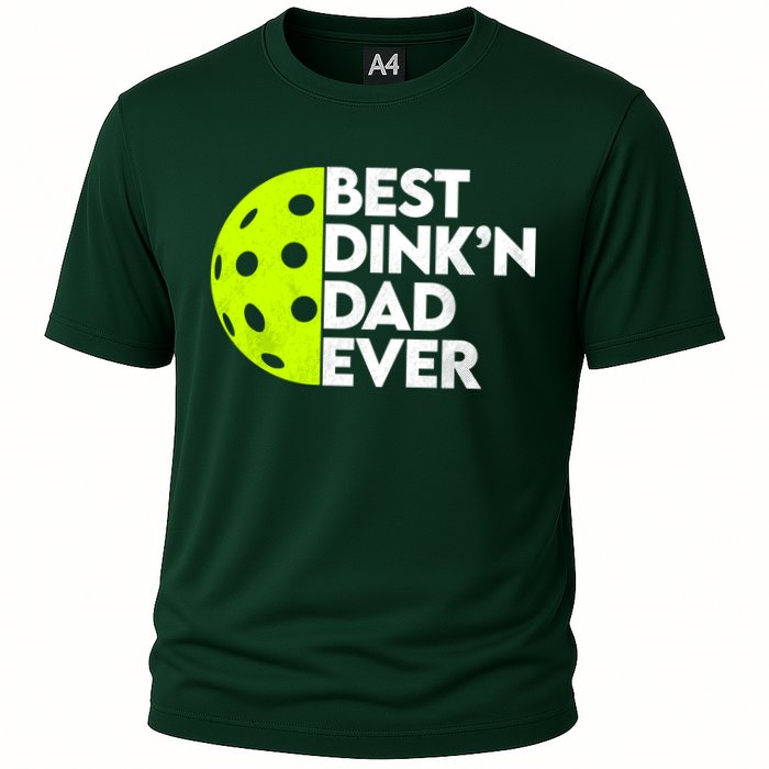 Best Dink'n Dad Ever Funny Pickleball Cooling Performance Crew T-Shirt