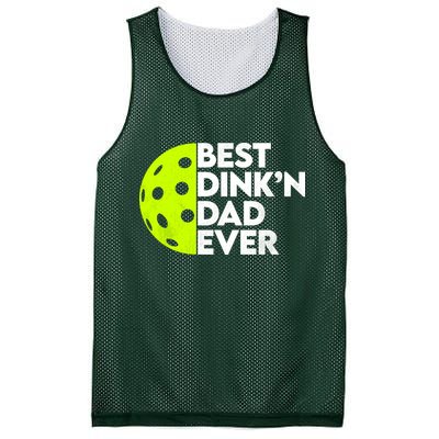 Best Dink'n Dad Ever Funny Pickleball Mesh Reversible Basketball Jersey Tank