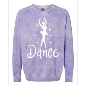 Ballet Dancer Dancing Dance School Ballet Lover Gift Colorblast Crewneck Sweatshirt