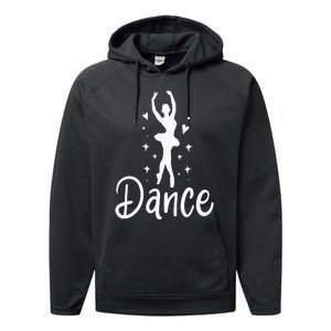 Ballet Dancer Dancing Dance School Ballet Lover Gift Performance Fleece Hoodie