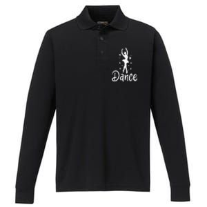 Ballet Dancer Dancing Dance School Ballet Lover Gift Performance Long Sleeve Polo