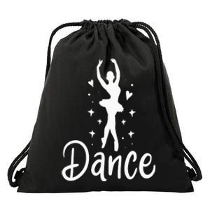 Ballet Dancer Dancing Dance School Ballet Lover Gift Drawstring Bag