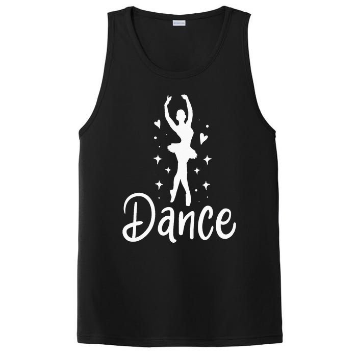 Ballet Dancer Dancing Dance School Ballet Lover Gift PosiCharge Competitor Tank