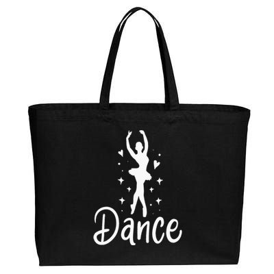 Ballet Dancer Dancing Dance School Ballet Lover Gift Cotton Canvas Jumbo Tote