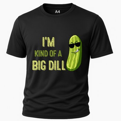 Big Deal Dill Pickle Funny Slogan Cooling Performance Crew T-Shirt