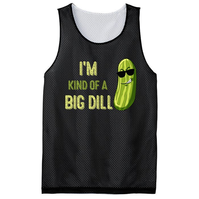 Big Deal Dill Pickle Funny Slogan Mesh Reversible Basketball Jersey Tank