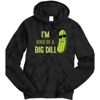 Big Deal Dill Pickle Funny Slogan Tie Dye Hoodie