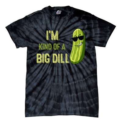 Big Deal Dill Pickle Funny Slogan Tie-Dye T-Shirt