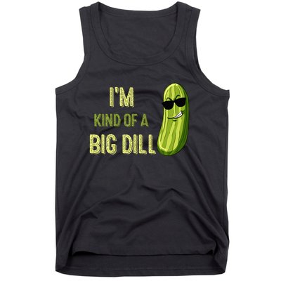 Big Deal Dill Pickle Funny Slogan Tank Top