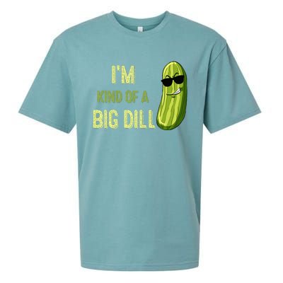 Big Deal Dill Pickle Funny Slogan Sueded Cloud Jersey T-Shirt