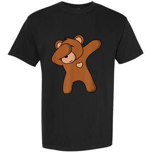 Bear Dancing DAB Bear Party Dancing Bear Teddy Garment-Dyed Heavyweight T-Shirt