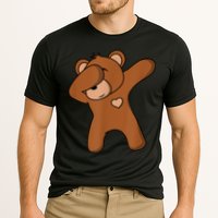 Bear Dancing DAB Bear Party Dancing Bear Teddy Cooling Performance Crew T-Shirt