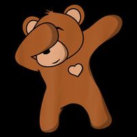 Bear Dancing DAB Bear Party Dancing Bear Teddy Cooling Performance Crew T-Shirt