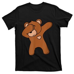 Bear Dancing DAB Bear Party Dancing Bear Teddy T-Shirt