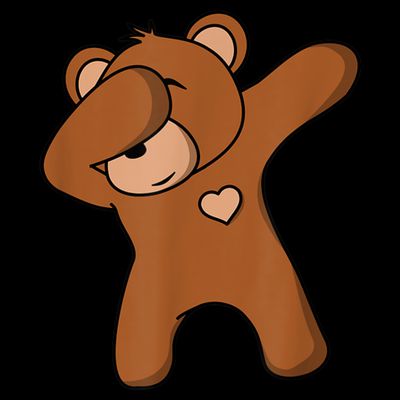 Bear Dancing DAB Bear Party Dancing Bear Teddy T-Shirt