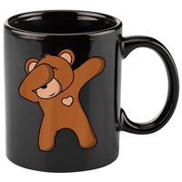 Bear Dancing DAB Bear Party Dancing Bear Teddy 11oz C Handle Ceramic Mug