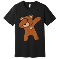 Bear Dancing DAB Bear Party Dancing Bear Teddy Premium T-Shirt