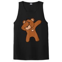 Bear Dancing DAB Bear Party Dancing Bear Teddy PosiCharge Competitor Tank