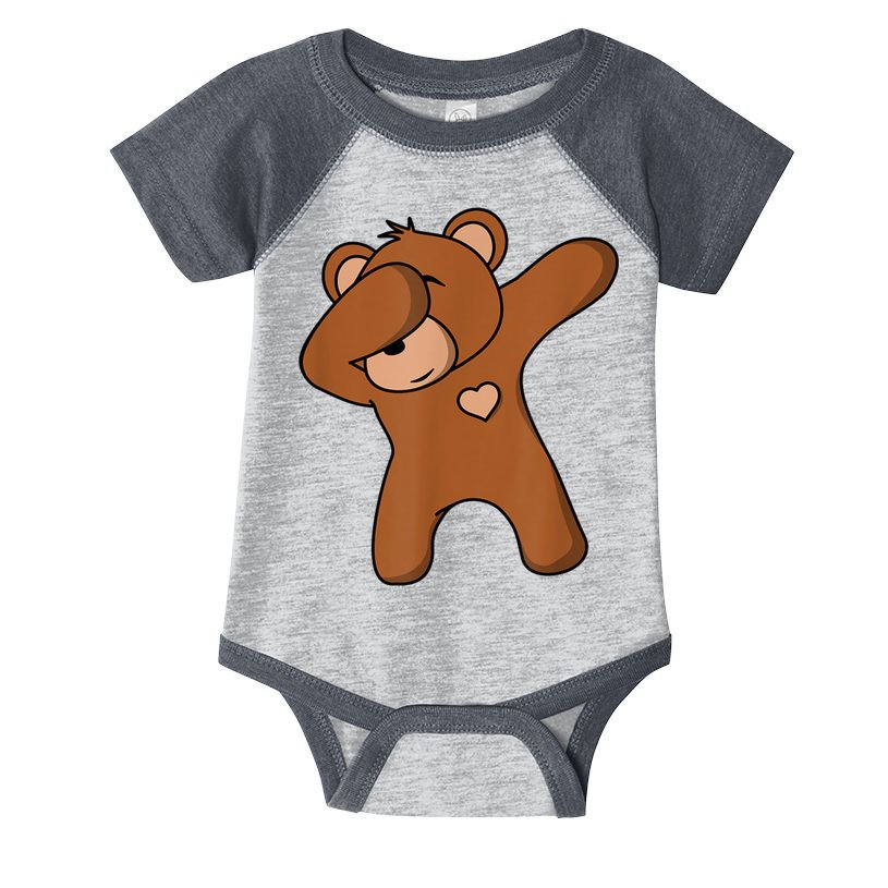 Bear Dancing DAB Bear Party Dancing Bear Teddy Infant Baby Jersey Bodysuit